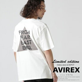 ★SALE｜AVIREX 公式通販｜《WEB&DEPOT限定》CREW NECK T-SHIRT PRAY FOR PEACE(アビレックス アヴィレックス)メンズ 男性※セール品につき交換 返品不可