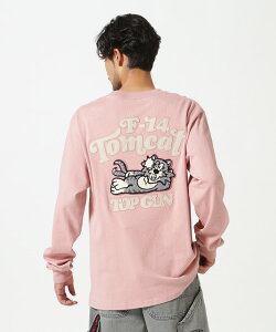 AVIREX ʔ́bscXtSAGARA TOM CAT L/S T-SHIRT/TK gLbg TVc(ArbNX ABbNX)Y j