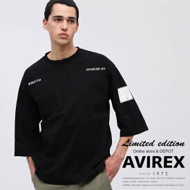 AVIREX 公式通販｜《WEB&DEPOT限定》HALF SLEEVE LOOSE T-SHIRT / ハーフスリーブ ルーズ Tシャツ(アビレックス アヴィレックス)メンズ 男性