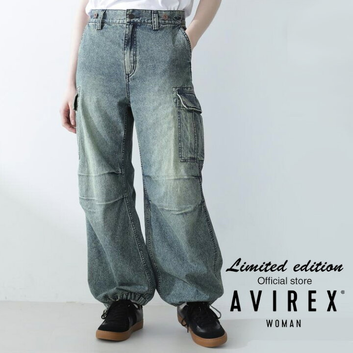 楽天市場】AVIREX 公式通販｜CARGO DENIM PANTS/カーゴデニムパンツ 