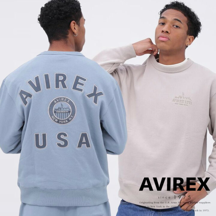 楽天市場】☆SALE｜AVIREX 公式通販｜VARSITY LOGO CREW NECK SWEAT 