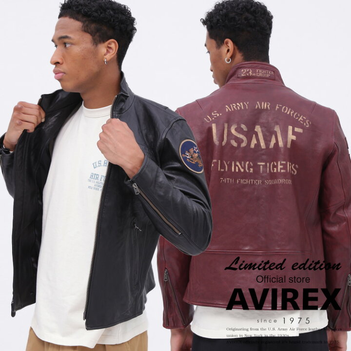 楽天市場】AVIREX 公式通販｜《直営店限定》AGED WAPPEN STAND ZIP  