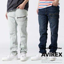 AVIREX デニム ジョガーパンツ XL 】AVIREX デニム ジーンズの通販