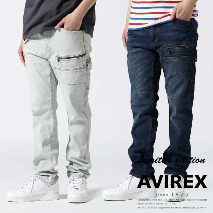 楽天市場】AVIREX 公式通販｜《直営店限定》STRETCH DENIM POCKET 