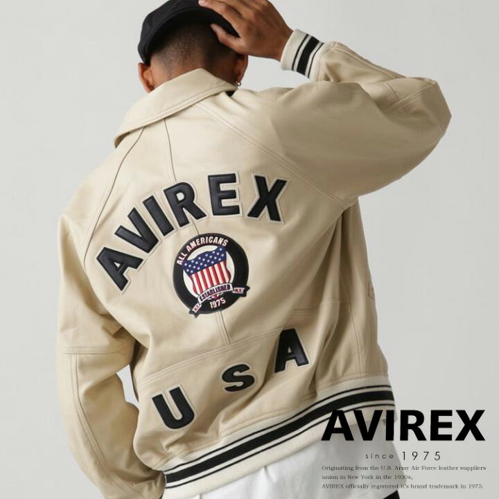 楽天市場】AVIREX 公式通販｜LIGHT SIGNATURE VARSITY JACKET/ライト  
