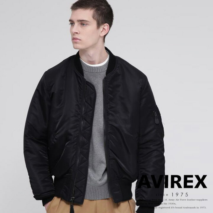 楽天市場】AVIREX 公式通販｜《直営店限定》MA-1 ブラック/MA-1 BLACK 