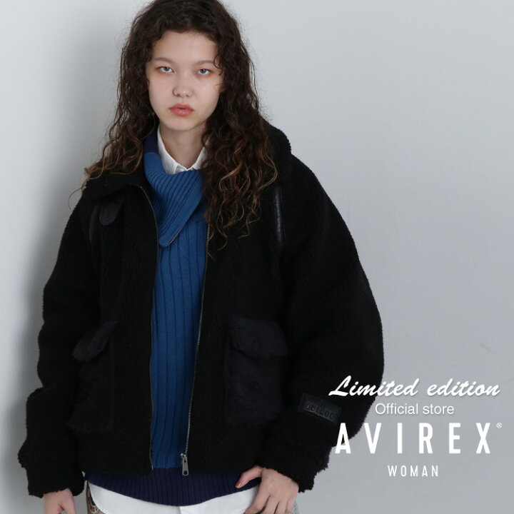 楽天市場】AVIREX 公式通販｜《直営店限定》BOA×SHAGGY OUTER/ボア 