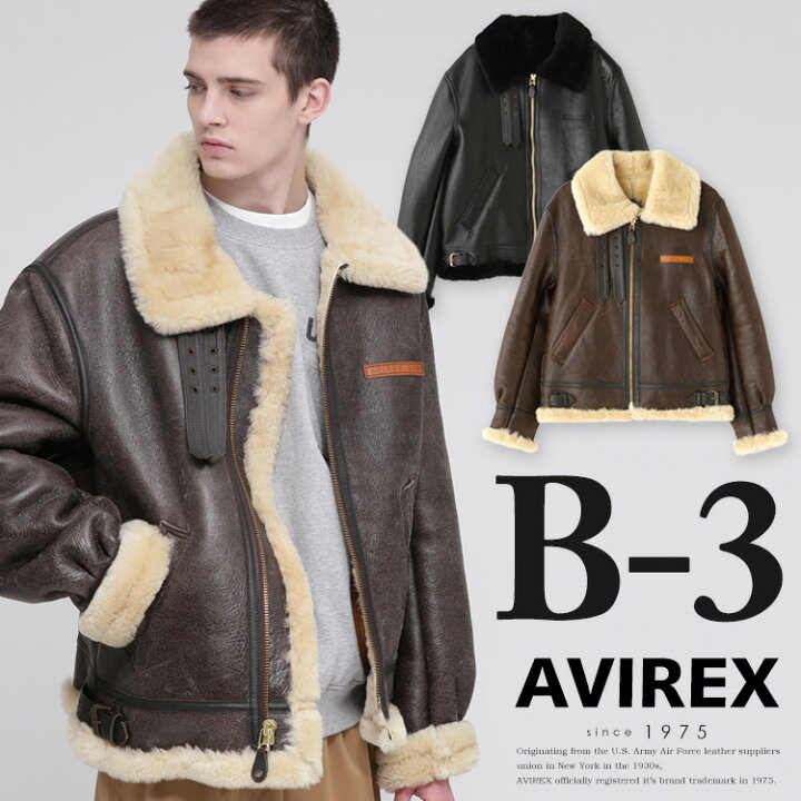 楽天市場】AVIREX 公式通販 | AVIREX B-3 /ムートン フライト  