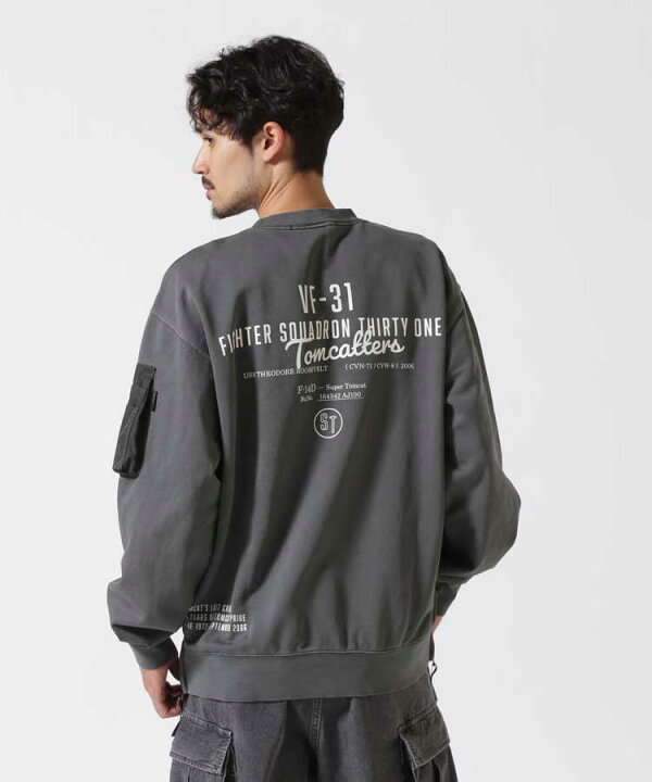 楽天市場】AVIREX 公式通販/FADE WASH MIL. POCKET SWEAT / フェイド 