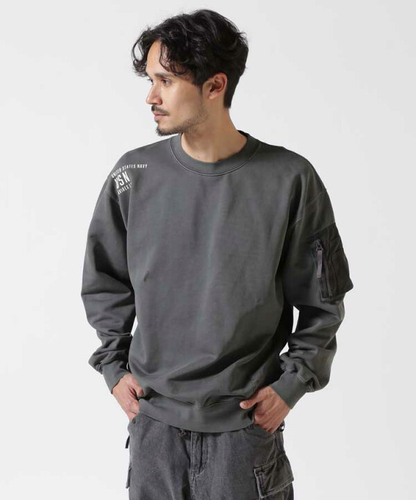 楽天市場】AVIREX 公式通販/FADE WASH MIL. POCKET SWEAT / フェイド 