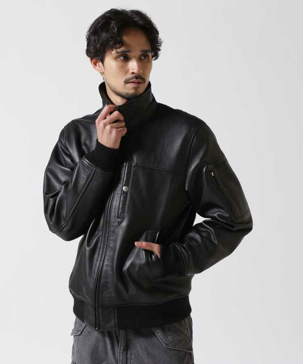楽天市場】AVIREX 公式通販｜STAND LEATHER MA-1 MOD JACKET 