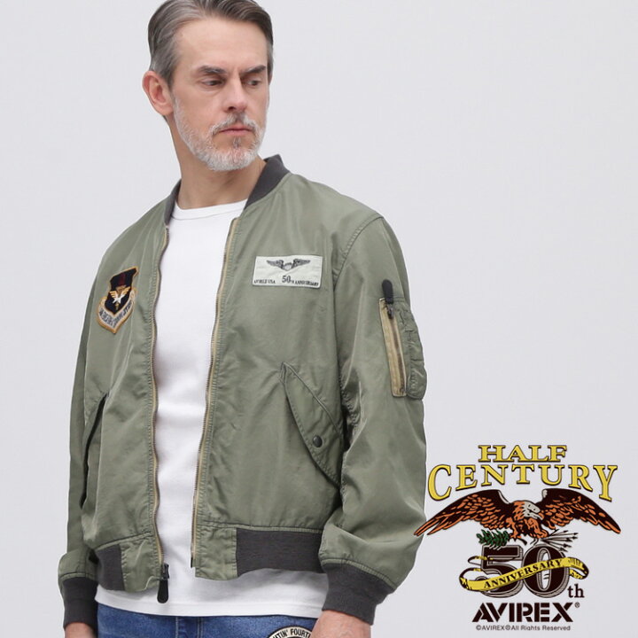 楽天市場】AVIREX 公式通販/《50th Anniversary》WASHED L-2B 