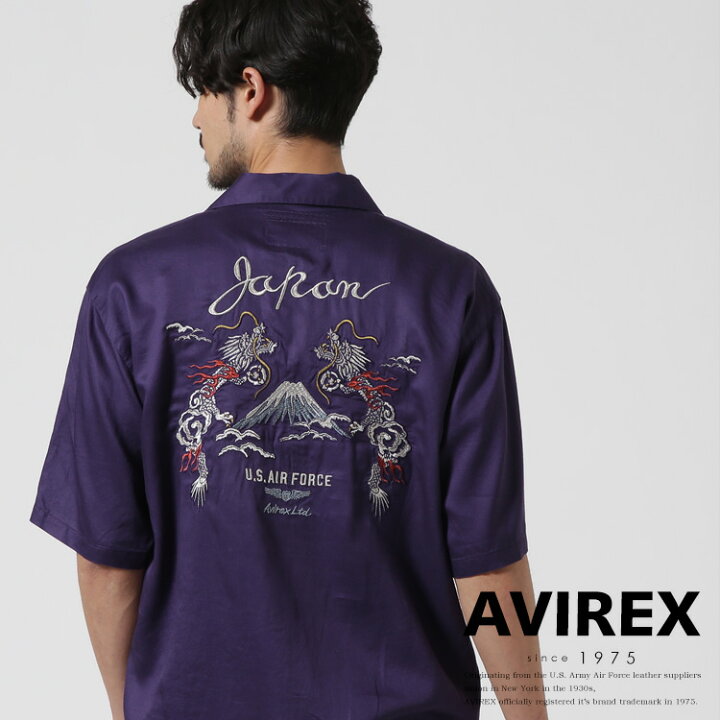 楽天市場】☆SALE｜AVIREX 公式通販｜DOUBLE DRAGON SOUVENIR SHIRT 