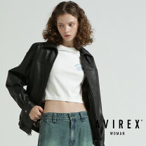 楽天市場】avirex レザー（レディースファッション）の通販