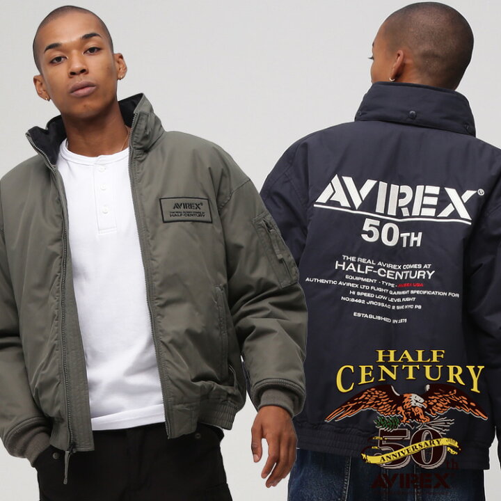 楽天市場】AVIREX 公式通販｜《50th Anniversary》NYLON STAND BLOUSON 