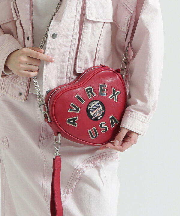 楽天市場】AVIREX 公式通販｜《直営店限定》VARSITY LEATHER HEART 