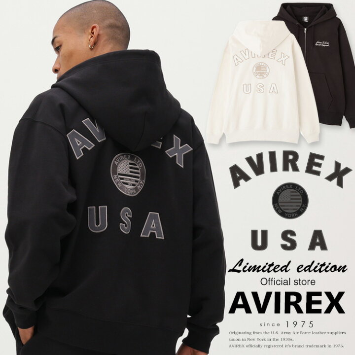 楽天市場】AVIREX 公式通販｜《直営店限定》VARSITY FLAG ZIP PARKA 