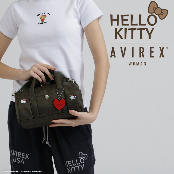 楽天市場】AVIREX 公式通販｜《AVIREX×HELLO KITTY》MINI DUFFLE BAG 