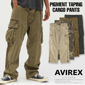 AVIREX 公式通販｜PIGMENT TAPING CARGO PANTS/ピグメント テーピング カーゴパンツ(アビレックス アヴィレックス)メンズ 男性