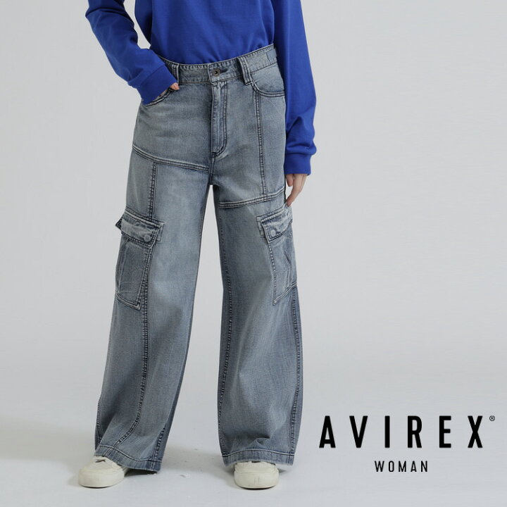 楽天市場】AVIREX 公式通販｜PANEL CARGO DENIM PANTS/パネル カーゴ 