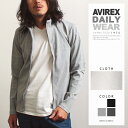 AVIREX 公式通販｜《DAILY/デイリー》STAND ZIP RIB JACKET/スタンドジップ リブ ジャケット(アビレックス アヴィレックス)メンズ 男性