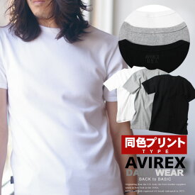 AVIREX 公式通販・DAILY WEAR/オンライン限定 | 半袖 クルーネック リブ TシャツS/S CREW NECK RIB T-SHIRT(アビレックス/アヴィレックス)(6143502/617352)メンズ 男性