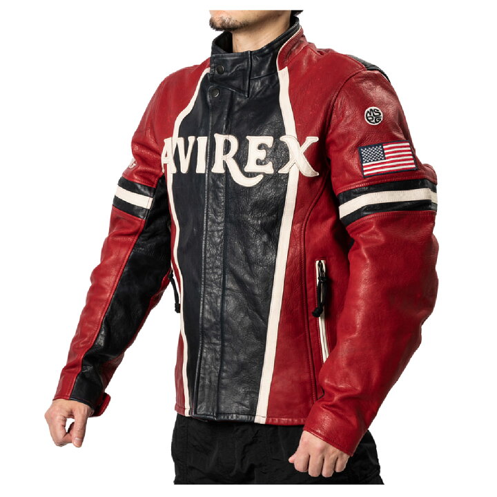 楽天市場】A2H1005 AVIREX Vintage Leather Riders Jacket 