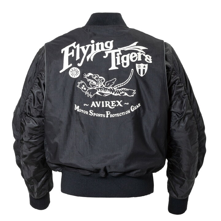 楽天市場】A2L1002 AVIREX MA-1 AIR MESH MC JAC FLYING TIGERS MODEL 