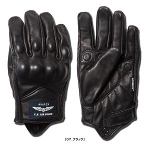 40��OFF A1T6003 AVIREX PROTECT LEATHER GLOVE �A�r���b�N�X �v���e�^�[ ���U�[ �O���[�u �~���^���[ ���v �c�[�����O �X��� �^���f�� ���ْ̍f �u���b�N �u���E�� �������U�[ ��Ƀt�B�b�g �c�[�����O