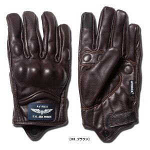40��OFF A1T6003 AVIREX PROTECT LEATHER GLOVE �A�r���b�N�X �v���e�^�[ ���U�[ �O���[�u �~���^���[ ���v �c�[�����O �X��� �^���f�� ���ْ̍f �u���b�N �u���E�� �������U�[ ��Ƀt�B�b�g �c�[�����O