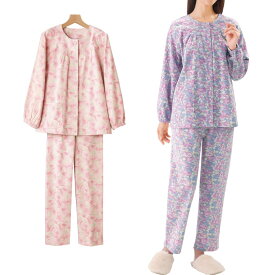 楽天市場 綿100 パジャマ レディース 暖かいの通販