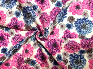 yz̖5050@A4|13@nɃsNAu[AO[̑啿ȉԕ͗l̃vg@lۂԕłB90x190cm@s[XA`jbNAXJ[gɁB