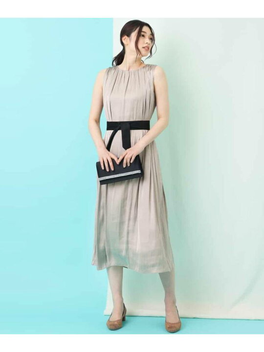楽天市場】【SALE／50%OFF】サテンギャザーワンピース a.v.v アー 