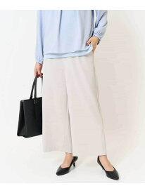 【SALE／50%OFF】【洗える/イージーケア】サテンストレッチワイドクロップドパンツ【セットアップ対応】 a.v.v アー・ヴェ・ヴェ パンツ その他のパンツ ブラック ネイビー グレー【RBA_E】【送料無料】[Rakuten Fashion]