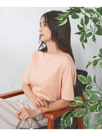 【SALE／50%OFF】【接触冷感/UVカット】大人のリッチTシャツ a.v.v アー・ヴェ・ヴェ トップス カットソー・Tシャツ ブルー ブラック オレンジ グレー ホワイト パープル【RBA_E】[Rakuten Fashion]