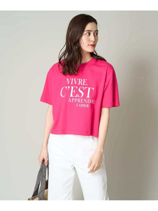 楽天市場】【SALE／28%OFF】クロップドロゴTシャツ a.v.v アー・ヴェ 