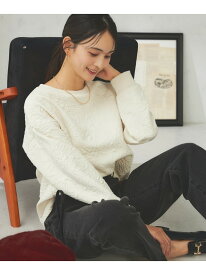 【SALE／20%OFF】フクレジャガードクロップドトップス a.v.v アー・ヴェ・ヴェ トップス カットソー・Tシャツ ワインレッド ホワイト【RBA_E】【送料無料】[Rakuten Fashion]