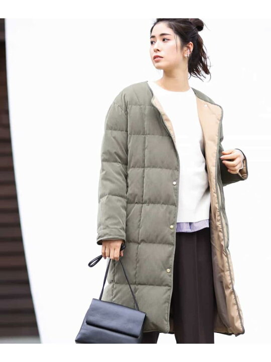 楽天市場】【SALE／60%OFF】ノーカラービックダウンコート a.v.v アー  
