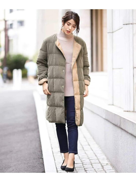楽天市場】【SALE／60%OFF】ノーカラービックダウンコート a.v.v アー  