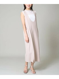 【SALE／60%OFF】【マシンウォッシャブル】Uネックスリットナローワンピース a.v.v アー・ヴェ・ヴェ ワンピース・ドレス ワンピース ブラック ベージュ【RBA_E】[Rakuten Fashion]