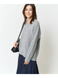 【SALE／50%OFF】【新色登場/洗える】ゆるふわVネックニット a.v.v アー・ヴェ・ヴェ トップス ニット グレー ブルー ブラック パープル ベージュ【RBA_E】[Rakuten Fashion]