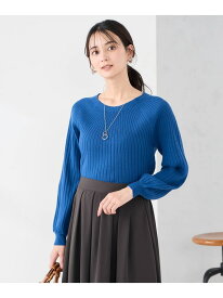 【SALE／50%OFF】【洗える】求心風クルーネックニット【新色追加】 a.v.v アー・ヴェ・ヴェ トップス ニット グレー ブラック レッド ホワイト ブルー【RBA_E】[Rakuten Fashion]