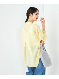【SALE／20%OFF】【洗える/イージーケア/接触冷感/毛玉になりにくい/雑誌InRed(宝島社)5月号掲載】バックタックシアーシャツ a.v.v アー・ヴェ・ヴェ トップス シャツ・ブラウス ベージュ ブルー グレー ホワイト イエロー【RBA_E】[Rakuten Fashion]