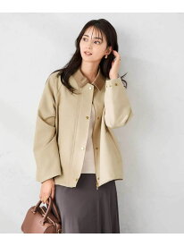 【SALE／30%OFF】ステンカラーブルゾン a.v.v アー・ヴェ・ヴェ ジャケット・アウター その他のジャケット・アウター ベージュ ブラウン【RBA_E】【送料無料】[Rakuten Fashion]