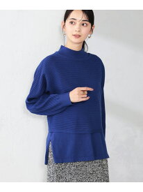 【SALE／50%OFF】【2SET/雑誌InRed(宝島社)12月号掲載】クロップドニット&ニットベスト a.v.v アー・ヴェ・ヴェ トップス ニット ブルー グレー ブラック【RBA_E】[Rakuten Fashion]