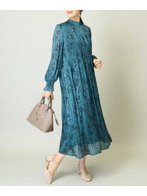 【SALE／28%OFF】【洗える】ランダムサテンプリーツワンピース a.v.v アー・ヴェ・ヴェ ワンピース・ドレス ワンピース ブラウン ネイビー グリーン【RBA_E】【送料無料】[Rakuten Fashion]