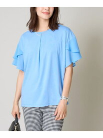 【SALE／70%OFF】【接触冷感/UVカット】シフォンケープカットソー a.v.v アー・ヴェ・ヴェ トップス カットソー・Tシャツ ブラック ブラウン グリーン オレンジ グレー ブルー【RBA_E】[Rakuten Fashion]