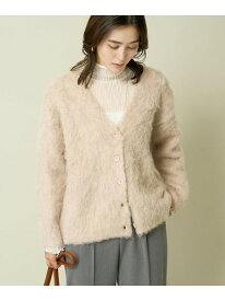 【SALE／60%OFF】【WEB限定】シャギーニットカーディガン a.v.v アー・ヴェ・ヴェ トップス カーディガン グリーン グレー ベージュ【RBA_E】[Rakuten Fashion]