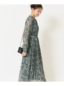 【SALE／30%OFF】【洗える】ランダムプリーツワンピース a.v.v アー・ヴェ・ヴェ ワンピース・ドレス ワンピース グリーン ベージュ ブルー【RBA_E】【送料無料】[Rakuten Fashion]