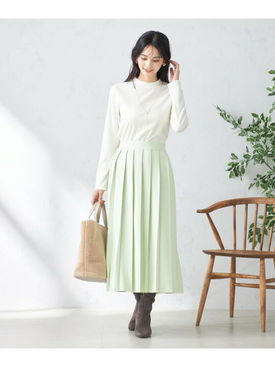 楽天市場】【SALE／60%OFF】【洗える】プリーツニットスカート  
